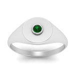 Load image into Gallery viewer, Bezel Set Round Signet Ring
