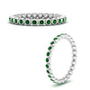 Load image into Gallery viewer, bezel-set-round-emerald-stacking-band-in-white-gold-FDEWB11036GEMGRANGLE3-NL-WG.jpg