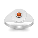 Load image into Gallery viewer, Bezel Set Round Signet Ring
