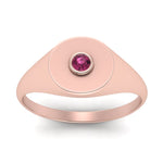 Load image into Gallery viewer, Bezel Set Round Signet Ring
