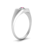 Load image into Gallery viewer, Bezel Set Round Signet Ring
