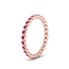 Load image into Gallery viewer, bezel-set-round-pink-sapphire-stacking-band-in-rose-gold-FDEWB11036GSADRPIANGLE3-NL-RG.jpg