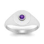 Load image into Gallery viewer, Bezel Set Round Signet Ring
