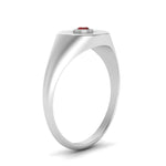 Load image into Gallery viewer, Bezel Set Round Signet Ring
