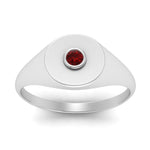 Load image into Gallery viewer, Bezel Set Round Signet Ring
