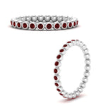 Load image into Gallery viewer, bezel-set-round-ruby-stacking-band-in-white-gold-FDEWB11036GRUDRANGLE3-NL-WG.jpg
