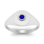 Load image into Gallery viewer, Bezel Set Round Signet Ring
