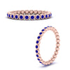 Load image into Gallery viewer, bezel-set-round-sapphire-stacking-band-in-rose-gold-FDEWB11036GSABLANGLE3-NL-RG.jpg