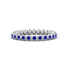 Load image into Gallery viewer, bezel-set-round-sapphire-stacking-band-in-white-gold-FDEWB11036GSABLANGLE3-NL-WG.jpg