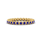 Load image into Gallery viewer, bezel-set-round-sapphire-stacking-band-in-yellow-gold-FDEWB11036GSABLANGLE3-NL-YG.jpg
