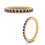 Load image into Gallery viewer, bezel-set-round-sapphire-stacking-band-in-yellow-gold-FDEWB11036GSABLANGLE3-NL-YG.jpg
