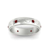 Load image into Gallery viewer, bezel-set-ruby-mens-wedding-band-in-white-gold-fdm1284grudrangle5-nl-wg