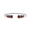 Load image into Gallery viewer, Bezel Set Open Stacking Rings