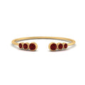 Thumbnail 80 - Bezel Set Open Stacking Rings