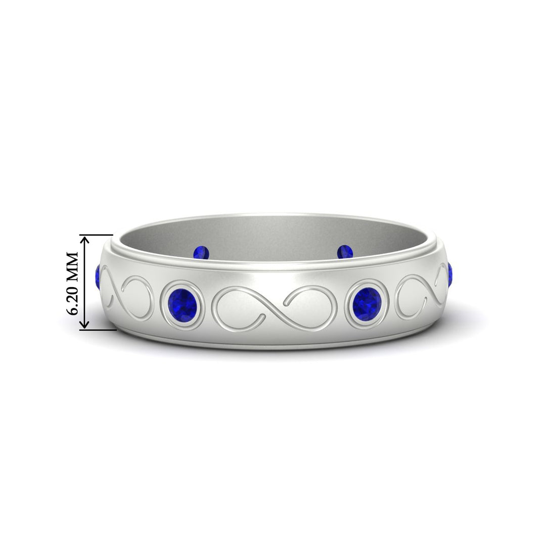 bezel-set-sapphire-mens-wedding-band-in-white-gold-fdm1284gsabl-nl-wg-hw