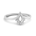 Load image into Gallery viewer, bezel-set-semi-mount-crown-diamond-engagement-ring-in-white-gold-FD1046SMR-NL-WG.jpg?v=1766490477