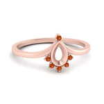 Load image into Gallery viewer, bezel-set-semi-mount-crown-orange-sapphire-engagement-ring-in-rose-gold-FD1046SMRGSAOR-NL-RG.jpg?v=1766490477