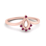 Load image into Gallery viewer, bezel-set-semi-mount-crown-pink-sapphire-engagement-ring-in-rose-gold-FD1046SMRGSADRPI-NL-RG.jpg?v=1766490477