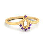 Load image into Gallery viewer, bezel-set-semi-mount-crown-purple-topaz-engagement-ring-in-yellow-gold-FD1046SMRGVITO-NL-YG.jpg?v=1766490477