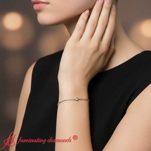 bezel-set-single-chain-bracelet-white-gold-fdbr9169-model