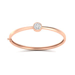 Load image into Gallery viewer, Bezel Set Bangle Bracelet