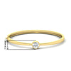 Load image into Gallery viewer, Bezel Set Bangle Bracelet