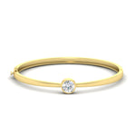 Load image into Gallery viewer, Bezel Set Bangle Bracelet