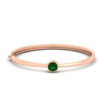 Load image into Gallery viewer, Bezel Set Bangle Bracelet