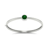 Load image into Gallery viewer, Bezel Set Bangle Bracelet