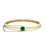 Load image into Gallery viewer, Bezel Set Bangle Bracelet