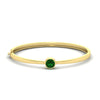 Load image into Gallery viewer, Bezel Set Bangle Bracelet