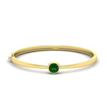 Load image into Gallery viewer, Bezel Set Bangle Bracelet