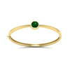 Load image into Gallery viewer, Bezel Set Bangle Bracelet