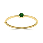 Load image into Gallery viewer, Bezel Set Bangle Bracelet