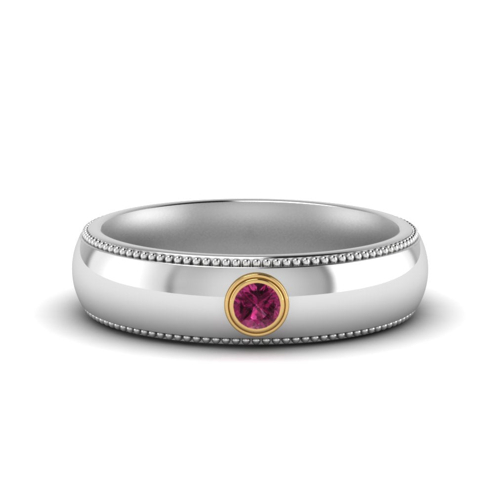 bezel-set-solitaire-mens-diamond-ring-with-pink-sapphire-in-white-gold-fd123214bgsadrpi-nl-wg