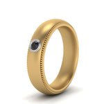 Load image into Gallery viewer, bezel-set-solitaire-mens-ring-with-black-diamond-in-yellow-gold-fd123214bgblack-nl-yg
