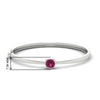 Load image into Gallery viewer, Bezel Set Bangle Bracelet