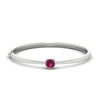 Load image into Gallery viewer, Bezel Set Bangle Bracelet