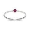 Load image into Gallery viewer, Bezel Set Bangle Bracelet