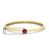 Load image into Gallery viewer, Bezel Set Bangle Bracelet