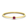 Load image into Gallery viewer, Bezel Set Bangle Bracelet