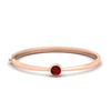 Load image into Gallery viewer, Bezel Set Bangle Bracelet