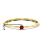 Load image into Gallery viewer, Bezel Set Bangle Bracelet