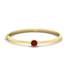 Load image into Gallery viewer, Bezel Set Bangle Bracelet