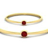 Load image into Gallery viewer, Bezel Set Bangle Bracelet