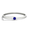 Load image into Gallery viewer, Bezel Set Bangle Bracelet