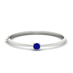 Load image into Gallery viewer, Bezel Set Bangle Bracelet