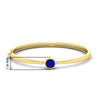 Load image into Gallery viewer, Bezel Set Bangle Bracelet