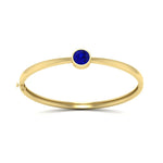 Load image into Gallery viewer, Bezel Set Bangle Bracelet