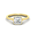 Thumbnail 11 - Split Shank Asscher Cut Bezel Set Solitaire Ring